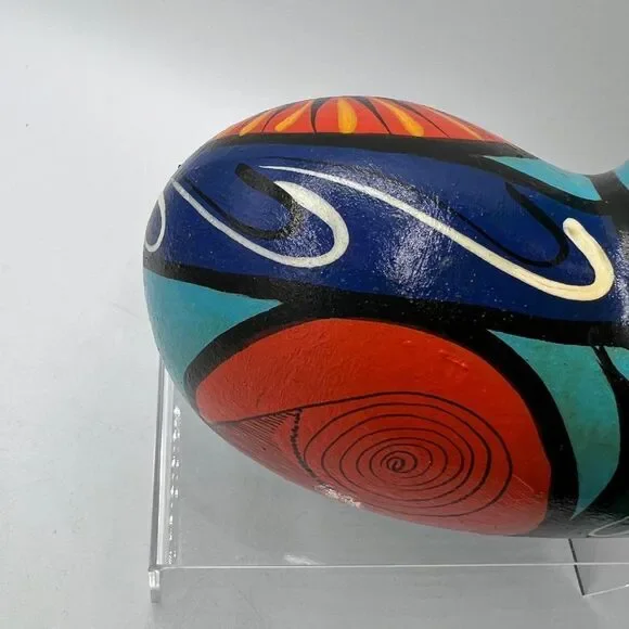 Vintage Puerto Vallarte 1990 Art Deco Cool Mexican Cat Ceramic Home Decor - Picture 7 of 13